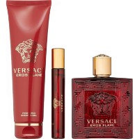 Парфюмерный набор для него Versace Eros Flame Man Set EDP 100ml + Shower Gel 150ml + EDP 5ml