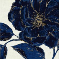 Pictură ArtShop Blue Flower with Golden Edges 60x60cm (PB169-L-PL) imaginea #3 — magazin online Desire.md