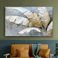 Pictură ArtShop Golden Palm Leaves 90x60cm (PB180-P-L)