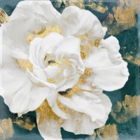 Pictură ArtShop White Flower with Golden Elements 100x100cm (PB158-PL) imaginea #3 — magazin online Desire.md