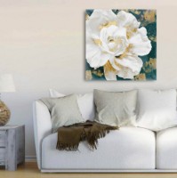 Pictură ArtShop White Flower with Golden Elements 40x40cm (PB158-XL-PL)