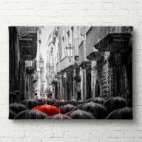Pictură ArtShop Red Umbrella 60x40cm (PBW4-L-PL)