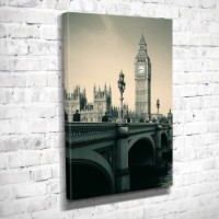 Pictură ArtShop Black & White London Bridge 35x70cm (PBW12-L-PL)