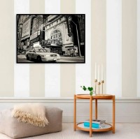 Pictură ArtShop Black & White Car in The City 45x30cm (PBW14-XL-L)