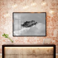 Pictură ArtShop Black & White Mountain Landscape 75x50cm (PBW15-M)