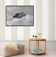 Pictură ArtShop Black & White Mountain Landscape 90x60cm (PBW15-LL)