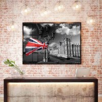 Pictură ArtShop British Flag 45x30cm (PBW19-XL)