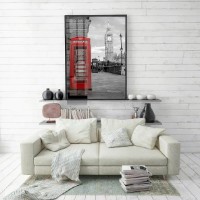 Pictură ArtShop Red Telephone Booth 35x70cm (PBW20-L)