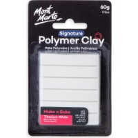 Argilă Mont Marte 60g Titanium White (MMSP6001)