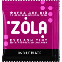 Vopsea pentru sprâncene Zola Tint With Collagen 06 Blue-black 5ml