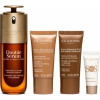 Set pentru îngrijirea tenului Clarins Coffret Double Serum & Extra-Firming Set 4pcs