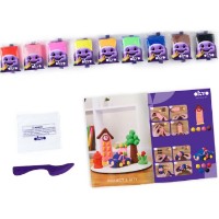 Plastilina OKTO Clay 10+1pcs (20019) imaginea #2 — magazin online Desire.md