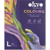 Пластилин OKTO Clay Colours Mix L (10018)