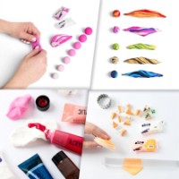 Plastilina OKTO Clay Colours Mix L (10018) imaginea #2 — magazin online Desire.md