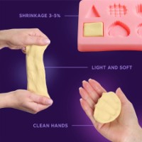 Plastilina OKTO Clay Colours S Beige (10024) imaginea #3 — magazin online Desire.md