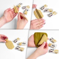 Plastilina OKTO Clay Colours S Beige (10024) imaginea #2 — magazin online Desire.md