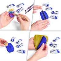 Plastilina OKTO Clay Colours S Blue (10027) imaginea #4 — magazin online Desire.md