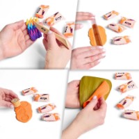 Plastilina OKTO Clay Colours S Orange (10023) imaginea #2 — magazin online Desire.md