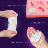 Plastilina OKTO Clay Colours S White (10019) imaginea #2 — magazin online Desire.md