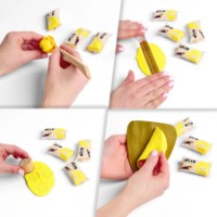 Plastilina OKTO Clay Colours S Yellow (10025) imaginea #2 — magazin online Desire.md