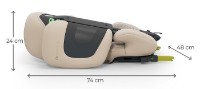 Scaun auto pentru copii Kinderkraft Xpand 2 Pro i-Size Beige (KCXPPR02BEG0000) imaginea #2 — magazin online Desire.md