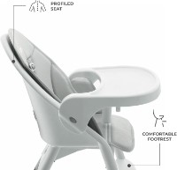 Scaun de masa Kinderkraft Dinnly 2in1 Light Grey (KHDINN00LGR0000) imaginea #6 — magazin online Desire.md