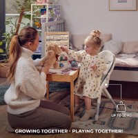 Scaun de masa Kinderkraft Dinnly 2in1 Light Grey (KHDINN00LGR0000) imaginea #7 — magazin online Desire.md