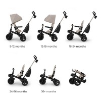 Bicicletă copii Kinderkraft Aveo 2 Plus Beige (KRAVEO02BEG0000) imaginea #2 — magazin online Desire.md