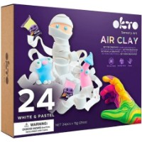 Пластилин OKTO Clay White&Pastel 24pcs (20024)