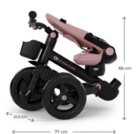 Bicicletă copii Kinderkraft Aveo 2 Plus Pink (KRAVEO02PNK0000) imaginea #8 — magazin online Desire.md