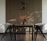 Panou decorativ de perete Marbet Black/Light Oak WL imaginea #2 — magazin online Desire.md