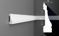 Plintă de perete Cosca M016 64x19x2000mm imaginea #2 — magazin online Desire.md
