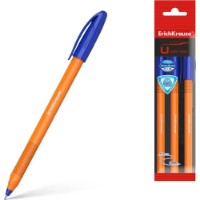 Шариковая ручка ErichKrause U-108 Orange Stick Blue 1mm 3pcs (47586)