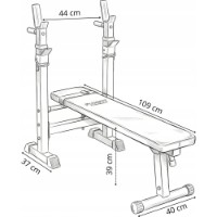 Скамья для силовых упражнений FunFit 4809 фото №10 — интернет-магазин Desire.md