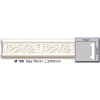 Plintă de perete Harmony M108 78x13x2400 imaginea #2 — magazin online Desire.md