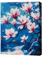Tablou pe numere Brushme Великолепие магнолии 30x40cm (RMG0012FC)