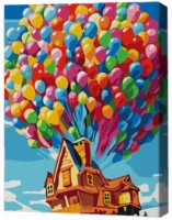 Картина по номерам Brushme Воздушные шары счастья 30x40cm (RMG0040FC)