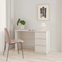 Masa de birou MebelStar Neo SK-3 120x60x75.5 White (MBS-1210)