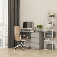Masa de birou MebelStar Neo SK-3 120x60x75.5cm Grey (MBS-1219)