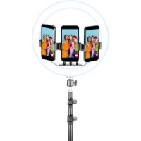 Lampă inelară Cellularline Selfie Ring Trio Universal 13 Black