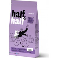 Hrană uscată pentru câini Half&Half Beef Recipe Medium Breed 12kg