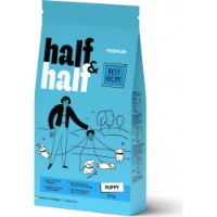 Hrană uscată pentru câini Half&Half Beef Recipe Puppy 12kg