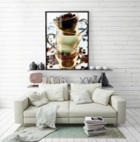 Pictură ArtShop Coffee Set 30x60cm (PET142-XL)
