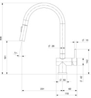 Смеситель для кухни Reginox Flint Gun Metal II фото №2 — интернет-магазин Desire.md