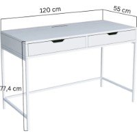 Masa de birou Trendy Duru 1600-47 120x77,4x55cm (GTR008010) imaginea #2 — magazin online Desire.md