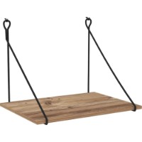 Masa de birou Trendy Ton Walnut/Black 70x50x50cm GTR001056 imaginea #4 — magazin online Desire.md