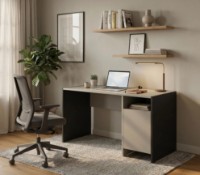 Masa de birou Fabrik Home Lori Anthracit