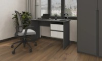 Письменный стол Magnusplus Ryan Gray Graphit/Oak Kraft White фото №2 — интернет-магазин Desire.md