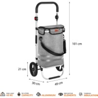 Сумка-тележка Nils NC4305 Grey фото №5 — интернет-магазин Desire.md