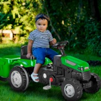Kart cu pedale Pilsan Active Tractor Green (07316) imaginea #4 — magazin online Desire.md